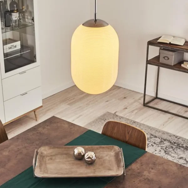 hofstein Suspension Sénal Chrome, 1 lumière* Lampes En Verre