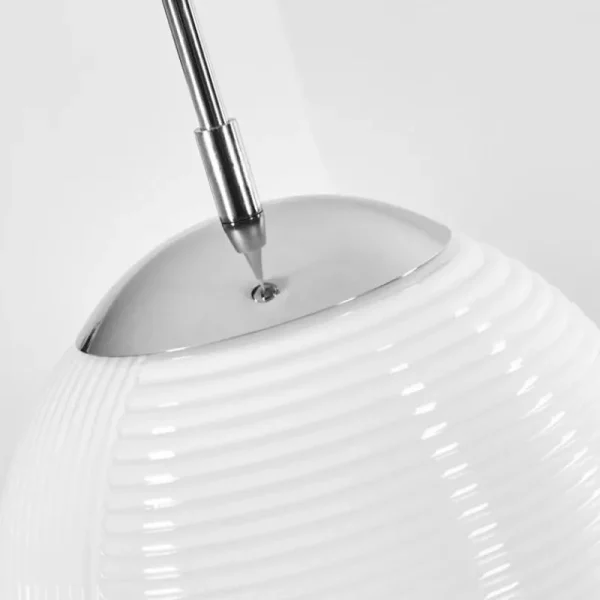 hofstein Suspension Sénal Chrome, 1 lumière* Lampes En Verre