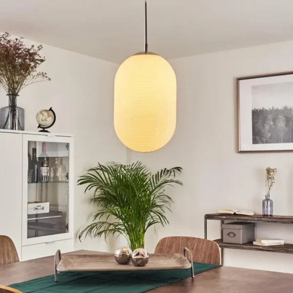 hofstein Suspension Sénal Chrome, 1 lumière* Lampes En Verre