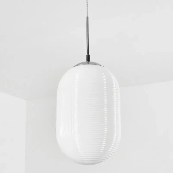 hofstein Suspension Sénal Chrome, 1 lumière* Lampes En Verre