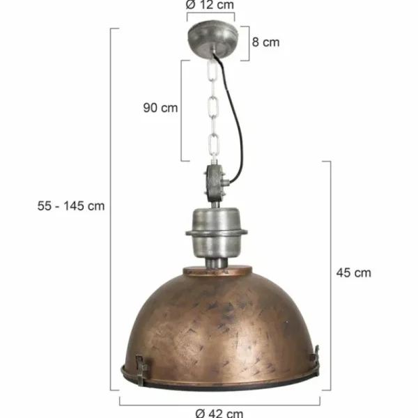 Luminaires Steinhauer Suspension Steinhauer Bikkel Brun, 1 lumière* Lampes En Verre