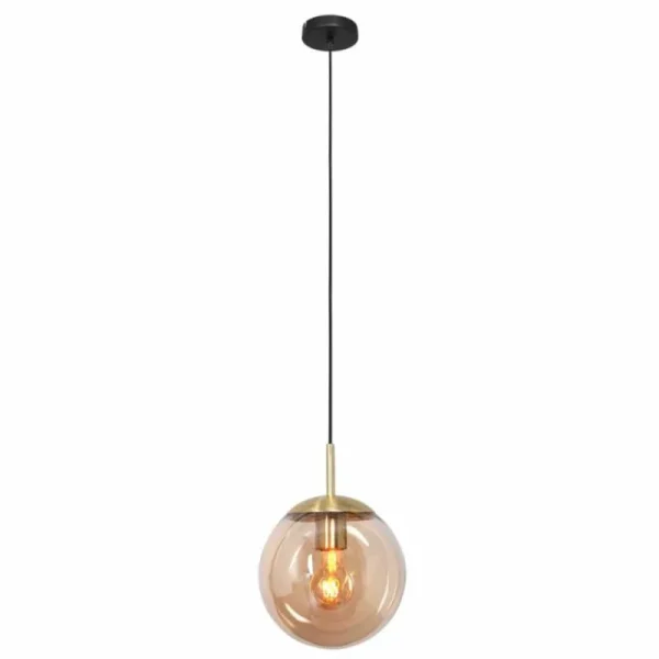 Luminaires Steinhauer Suspension Steinhauer Bollique Laiton, 1 lumière* Lampes En Verre