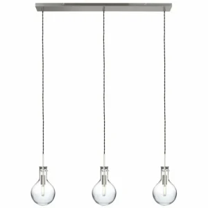 Luminaires Steinhauer Suspension Steinhauer Elegance Transparent, 1 lumière* Lampes En Verre