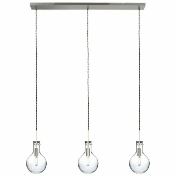 Luminaires Steinhauer Suspension Steinhauer Elegance Transparent, 1 lumière* Lampes En Verre