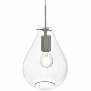 Luminaires Steinhauer Suspension Steinhauer Glass light Acier inoxydable, 1 lumière* Lampes En Verre