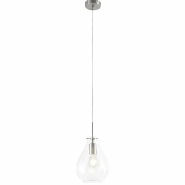 Luminaires Steinhauer Suspension Steinhauer Glass light Acier inoxydable, 1 lumière* Lampes En Verre