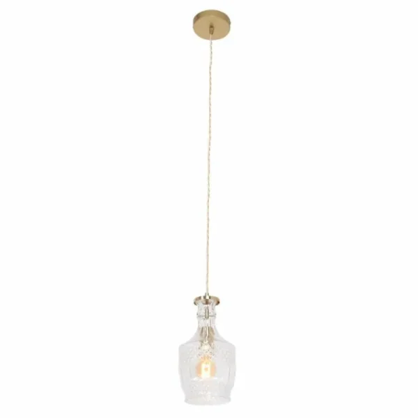 Luminaires Steinhauer Suspension Steinhauer Grazioglass Laiton, 1 lumière* Lampes En Verre