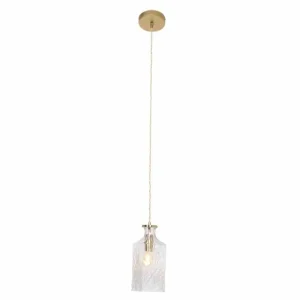 Luminaires Steinhauer Suspension Steinhauer Grazioglass Laiton, 1 lumière* Lampes En Verre