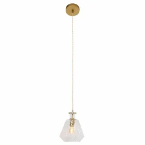 Luminaires Steinhauer Suspension Steinhauer Grazioglass Laiton, 1 lumière* Lampes En Verre