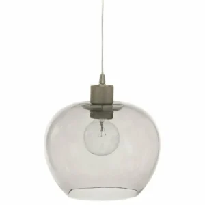 Luminaires Steinhauer Suspension Steinhauer Lotus Acier inoxydable, 1 lumière* Lampes En Verre