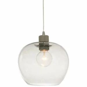 Luminaires Steinhauer Suspension Steinhauer Lotus Acier inoxydable, 1 lumière* Lampes En Verre