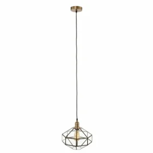 Luminaires Steinhauer Suspension Steinhauer Pimpernel Bronze, 1 lumière* Lampes En Verre