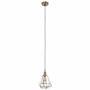 Luminaires Steinhauer Suspension Steinhauer Pimpernel Bronze, 1 lumière* Lampes En Verre