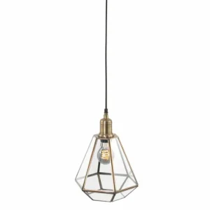 Luminaires Steinhauer Suspension Steinhauer Pimpernel Bronze, 1 lumière* Lampes En Verre