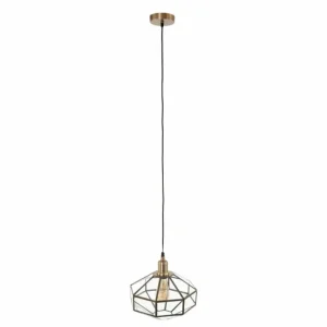 Luminaires Steinhauer Suspension Steinhauer Pimpernel Bronze, 1 lumière* Lampes En Verre