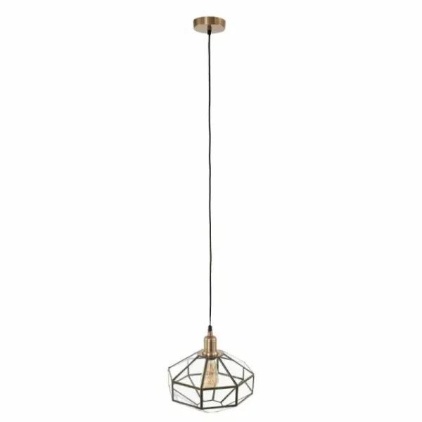 Luminaires Steinhauer Suspension Steinhauer Pimpernel Bronze, 1 lumière* Lampes En Verre