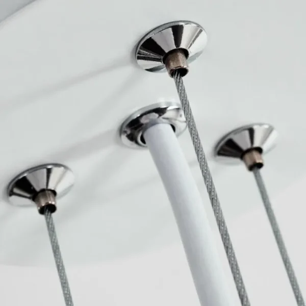 hofstein Suspension Tembotalo Blanc, 1 lumière* Lampes En Verre