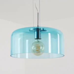 hofstein Suspension Tembotalo Chrome, 1 lumière* Lampes En Verre