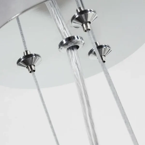 hofstein Suspension Tembotalo Chrome, 1 lumière* Lampes En Verre