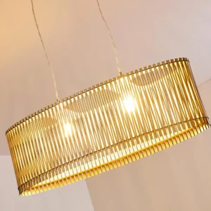 hofstein Suspension Timmele Bois clair, 2 lumières* Lampes Modernes