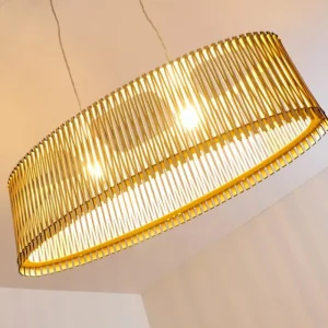 hofstein Suspension Timmele Bois clair, 2 lumières* Lampes Modernes