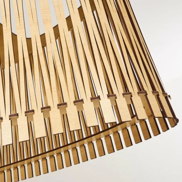 hofstein Suspension Timmele Bois clair, 2 lumières* Lampes Modernes
