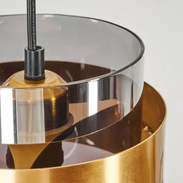 hofstein Suspension Traak Noir, 1 lumière* Lampes Modernes