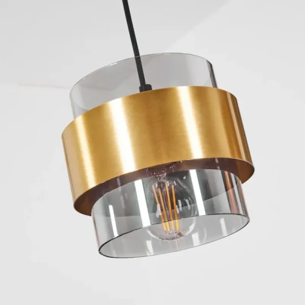 hofstein Suspension Traak Noir, 1 lumière* Lampes Modernes