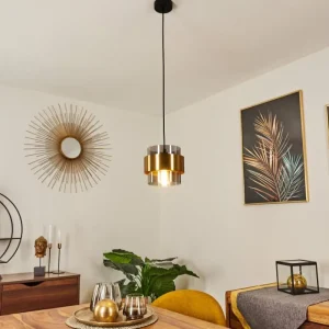 hofstein Suspension Traak Noir, 1 lumière* Lampes Modernes