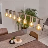 hofstein Suspension Tulla Nickel mat, 7 lumières* Lampes Modernes