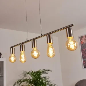 hofstein Suspension Tulla Nickel mat, 5 lumières* Lampes Modernes