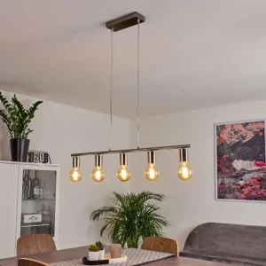 hofstein Suspension Tulla Nickel mat, 5 lumières* Lampes Modernes