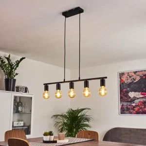 hofstein Suspension Tulla Noir, 5 lumières* Lampes Modernes