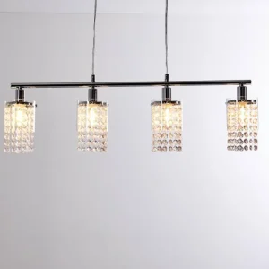hofstein Suspension Vastervik Chrome, 4 lumières* Lampes Modernes