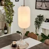 hofstein Suspension Verbania Nickel mat, 1 lumière* Lampes En Verre