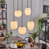 hofstein Suspension Verbania Nickel mat, 5 lumières* Lampes En Verre