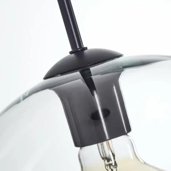 hofstein Suspension Verre 20 cm, 25 cm, 30cm Koyoto Clair, 3 lumières* Lampes En Verre
