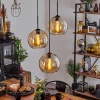 hofstein Suspension Verre 25 cm Koyoto Ambre, 3 lumières* Lampes En Verre