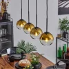 hofstein Suspension Verre 15 cm Koyoto Or, Clair, 4 lumières* Lampes En Verre