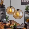hofstein Suspension Verre 30 cm Koyoto Ambre, 2 lumières* Lampes En Verre