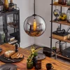 hofstein Suspension Verre 30 cm Koyoto Chrome, 1 lumière* Lampes En Verre