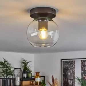 hofstein Suspension Verre 15 cm Koyoto Clair, 1 lumière* Lampes En Verre