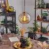 hofstein Suspension Verre 20 cm Koyoto Or, Noir, 1 lumière* Lampes En Verre