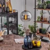 hofstein Suspension Verre 20 cm Koyoto Vieux laiton, 1 lumière* Lampes En Verre