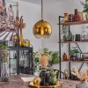hofstein Suspension Verre 20 cm Koyoto Or, Noir, 1 lumière* Lampes En Verre