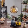 hofstein Suspension Verre 25 cm Koyoto Vieux laiton, 1 lumière* Lampes En Verre