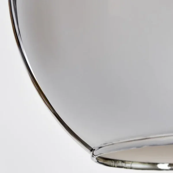 hofstein Suspension Verre 30 cm Koyoto Chrome, 1 lumière* Lampes En Verre