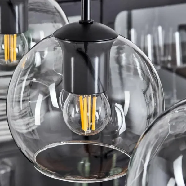 hofstein Suspension Verre 15 cm Koyoto Clair, 3 lumières* Lampes En Verre