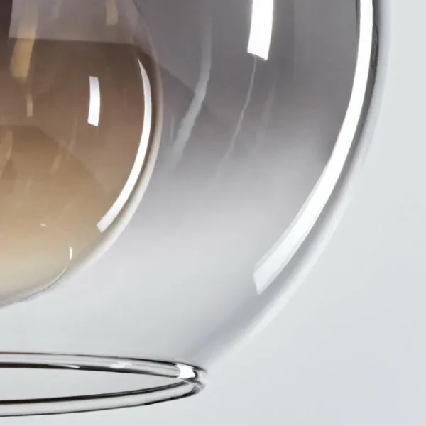 hofstein Suspension Verre 20 cm Koyoto Vieux laiton, 1 lumière* Lampes En Verre