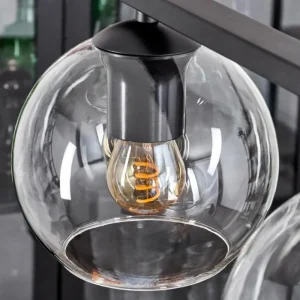 hofstein Suspension Verre 15 cm Koyoto Clair, 4 lumières* Lampes En Verre